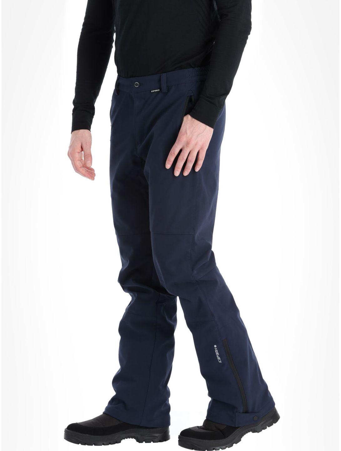 Icepeak, Frankfurt pantalones de esquí softshell hombres Dark Blue azul 