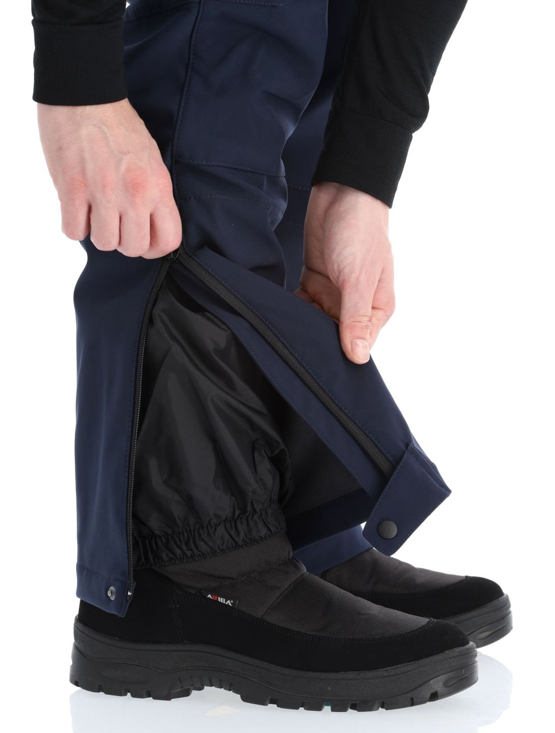 Icepeak, Frankfurt pantalones de esquí softshell hombres Dark Blue azul 