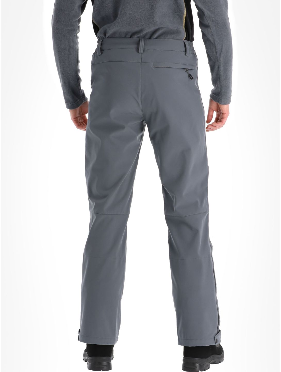 Icepeak, Frankfurt pantalones de esquí softshell hombres Granite gris 