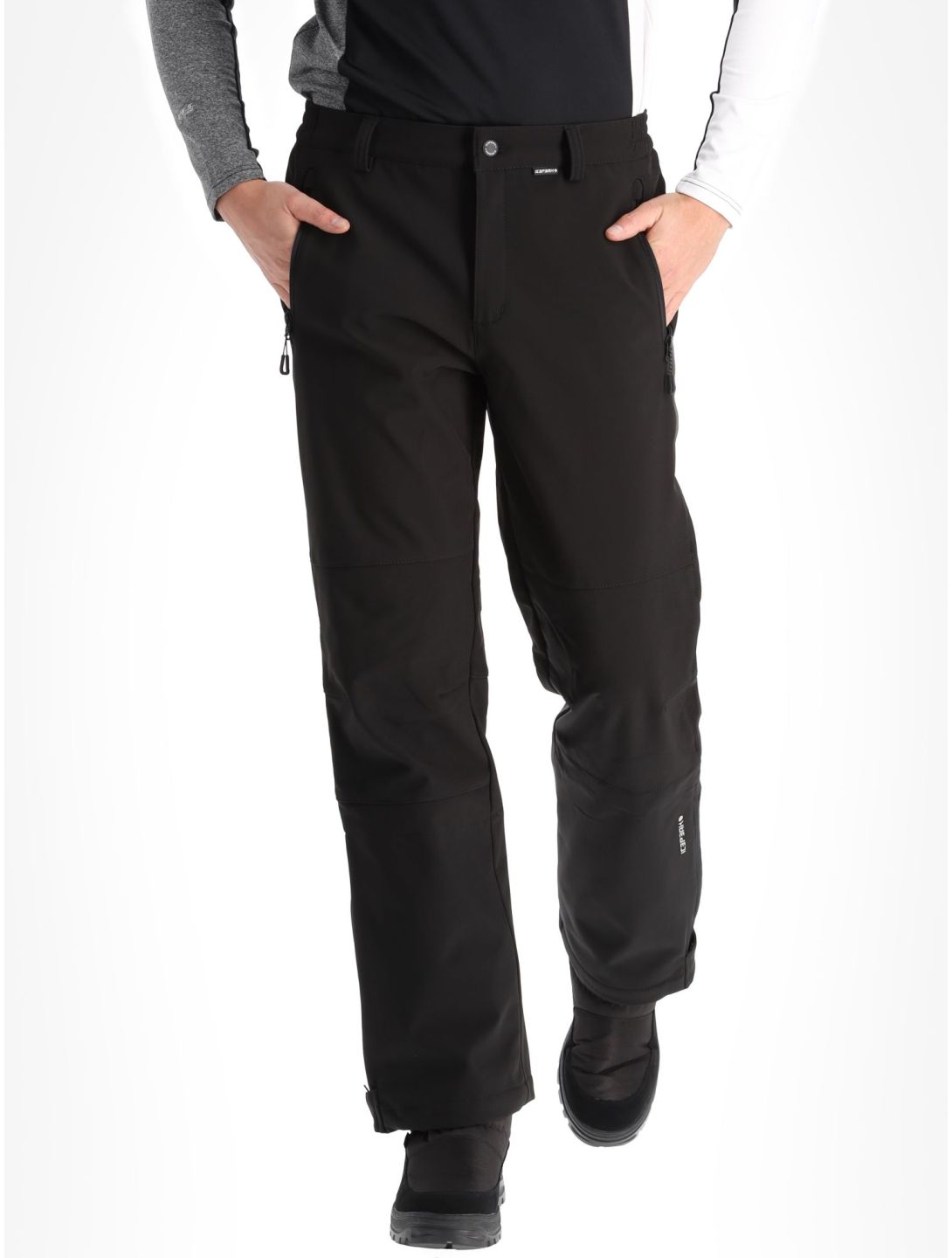 Icepeak, Frankfurt pantalones de esquí softshell modelo pequeño hombres Black negro 