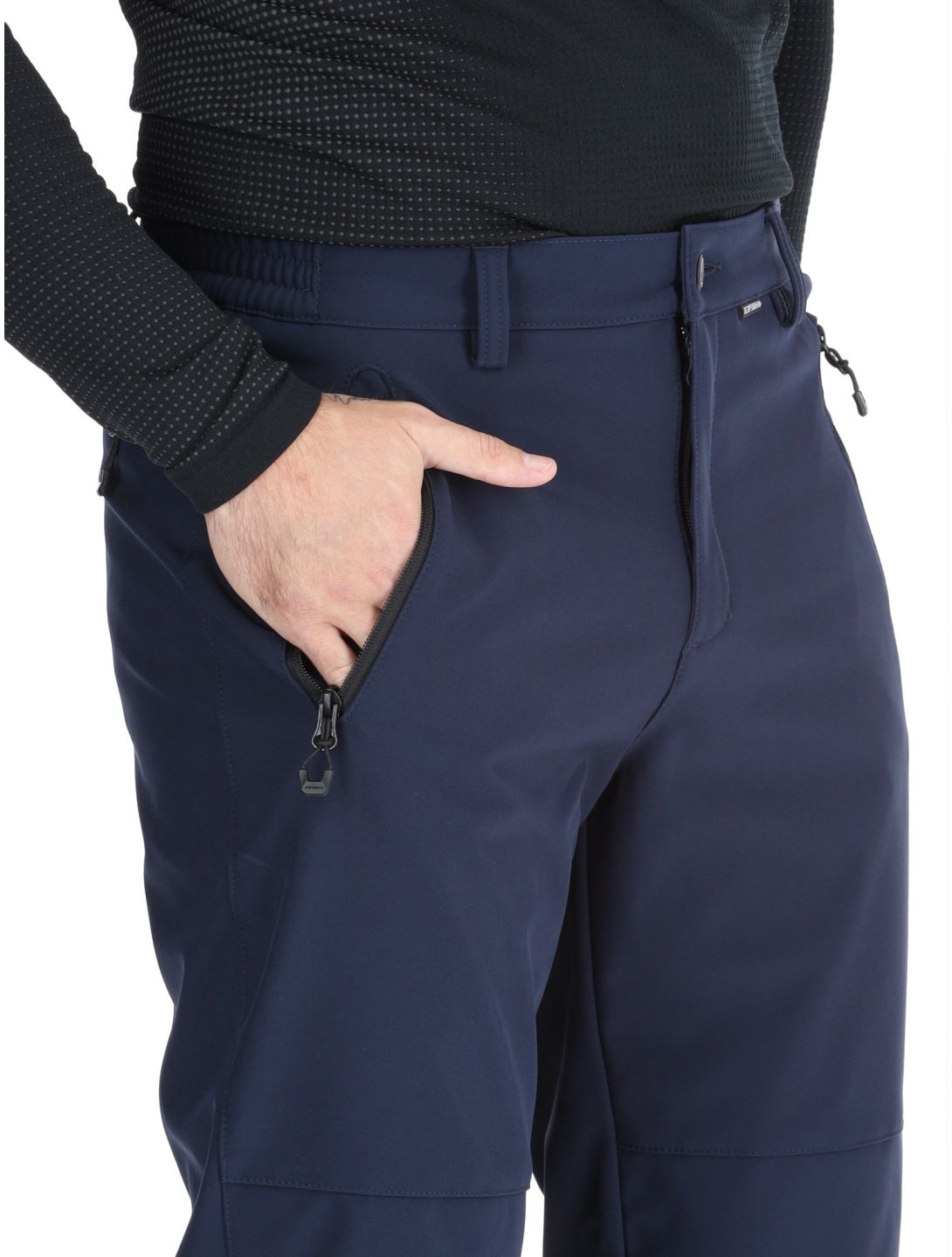 Icepeak, Frankfurt pantalones de esquí softshell modelo pequeño hombres Dark Blue azul 