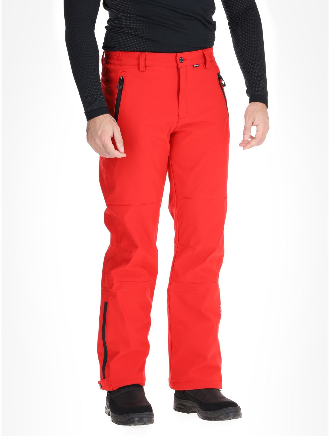 Icepeak, Frankfurt pantalones de esquí softshell modelo pequeño hombres Coral-Red rojo 