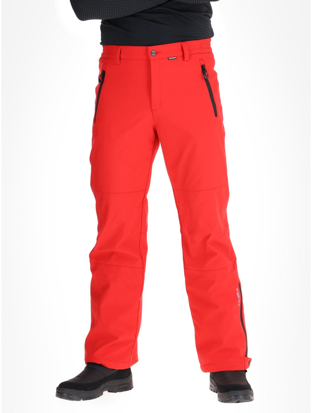 Icepeak, Frankfurt pantalones de esquí softshell modelo pequeño hombres Coral-Red rojo 