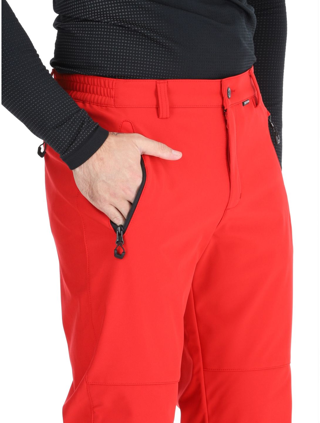 Icepeak, Frankfurt pantalones de esquí softshell modelo pequeño hombres Coral-Red rojo 