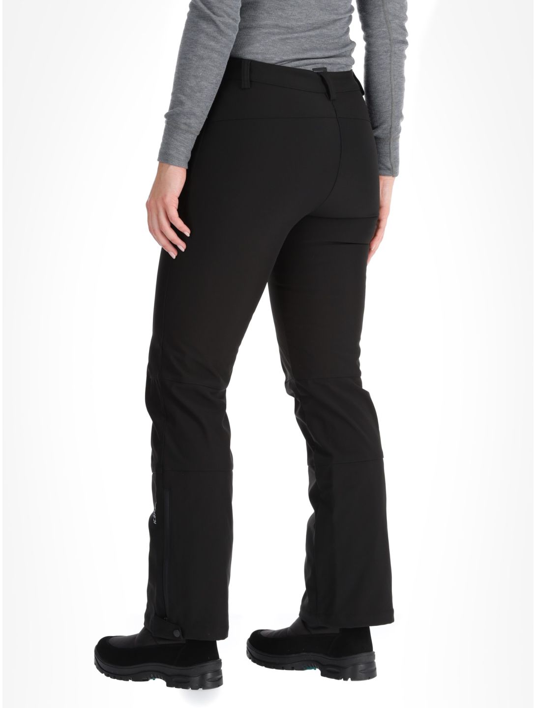 Icepeak, Frechen pantalones de esquí softshell mujeres Black negro 