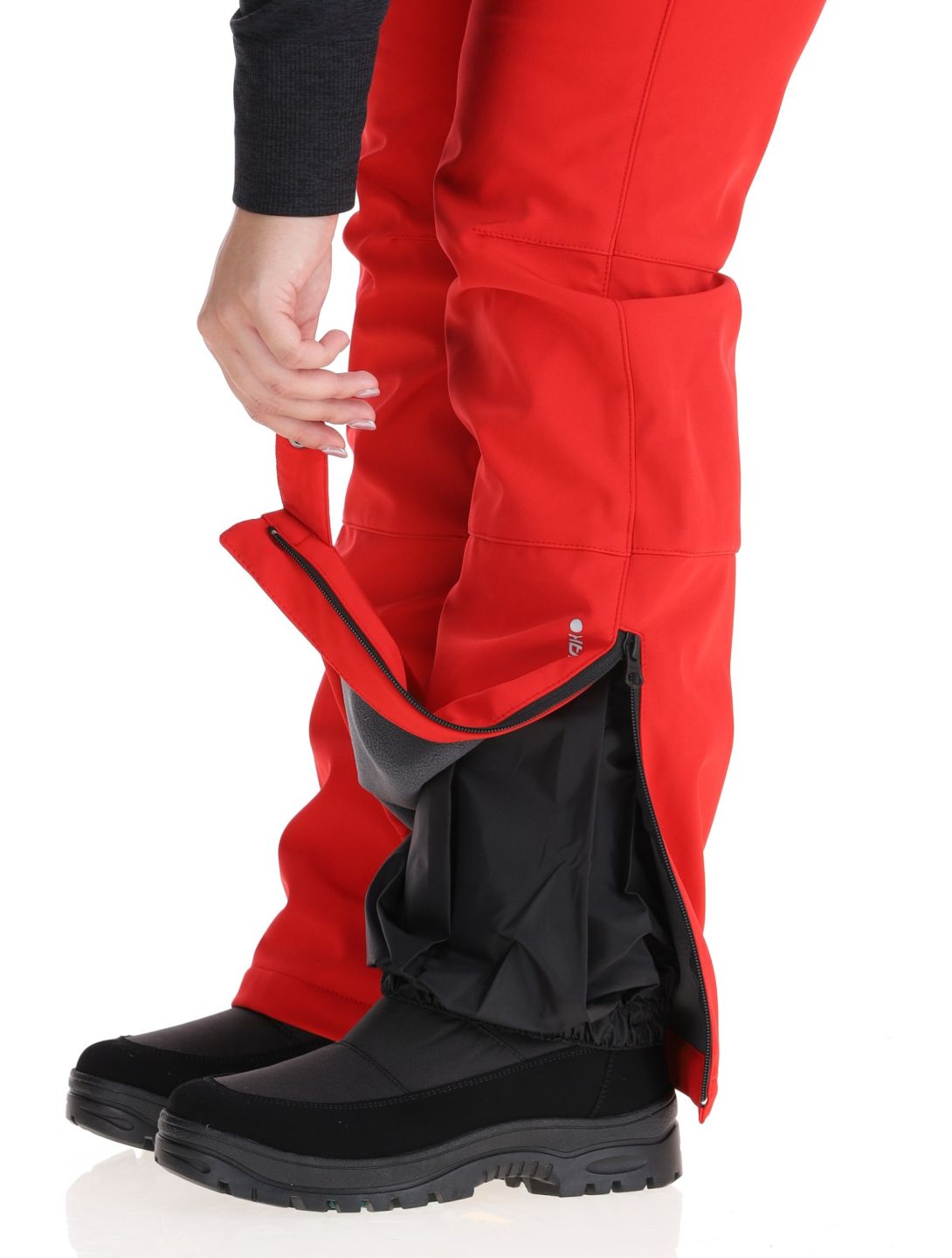 Icepeak, Frechen pantalones de esquí softshell mujeres Coral-Red rojo 