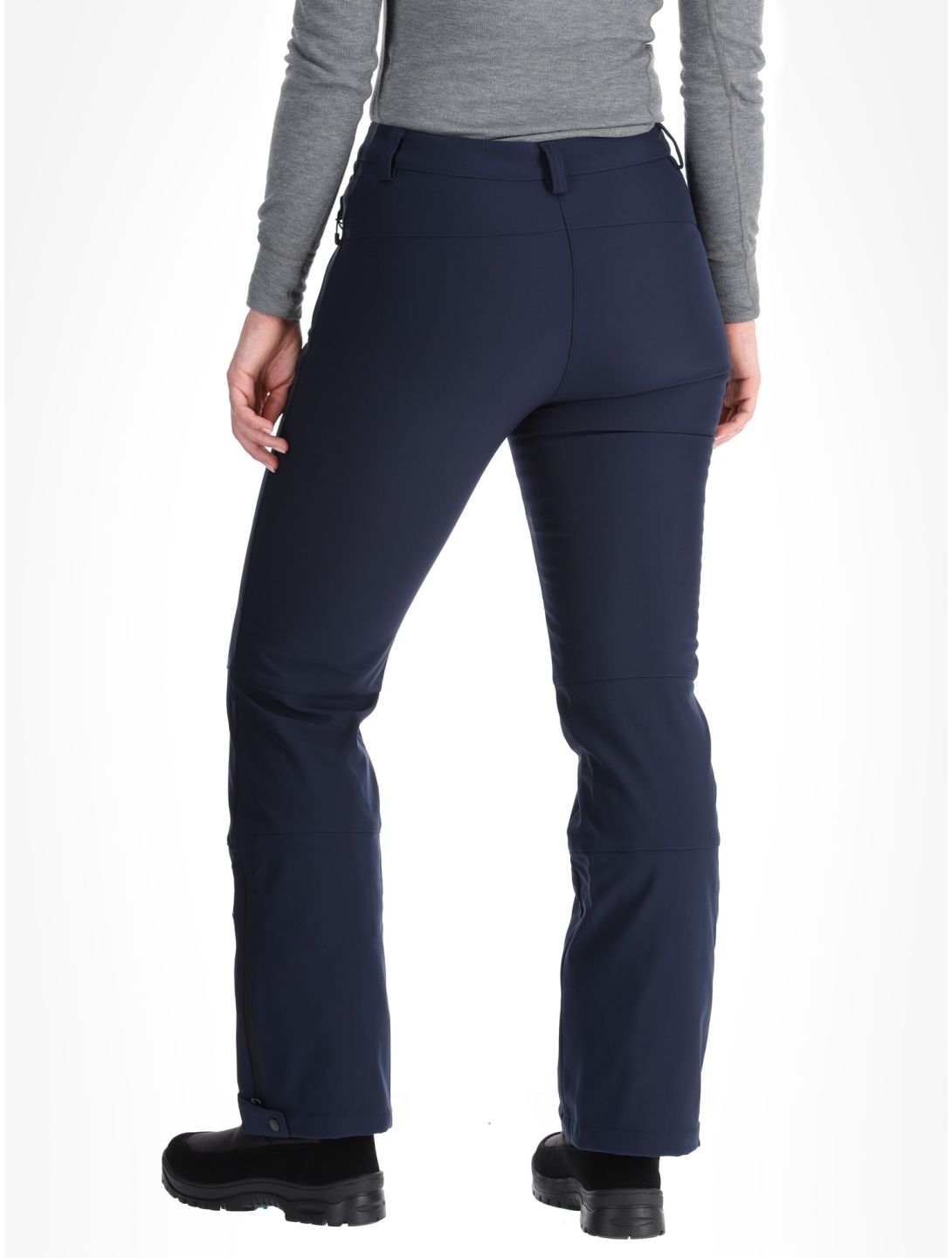 Icepeak, Frechen pantalones de esquí softshell mujeres Dark Blue azul 