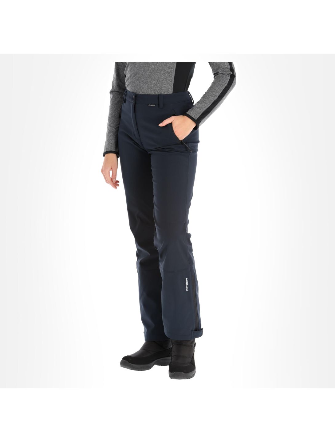 Icepeak, Frechen pantalones de esquí softshell modelo pequeño mujeres dark azul