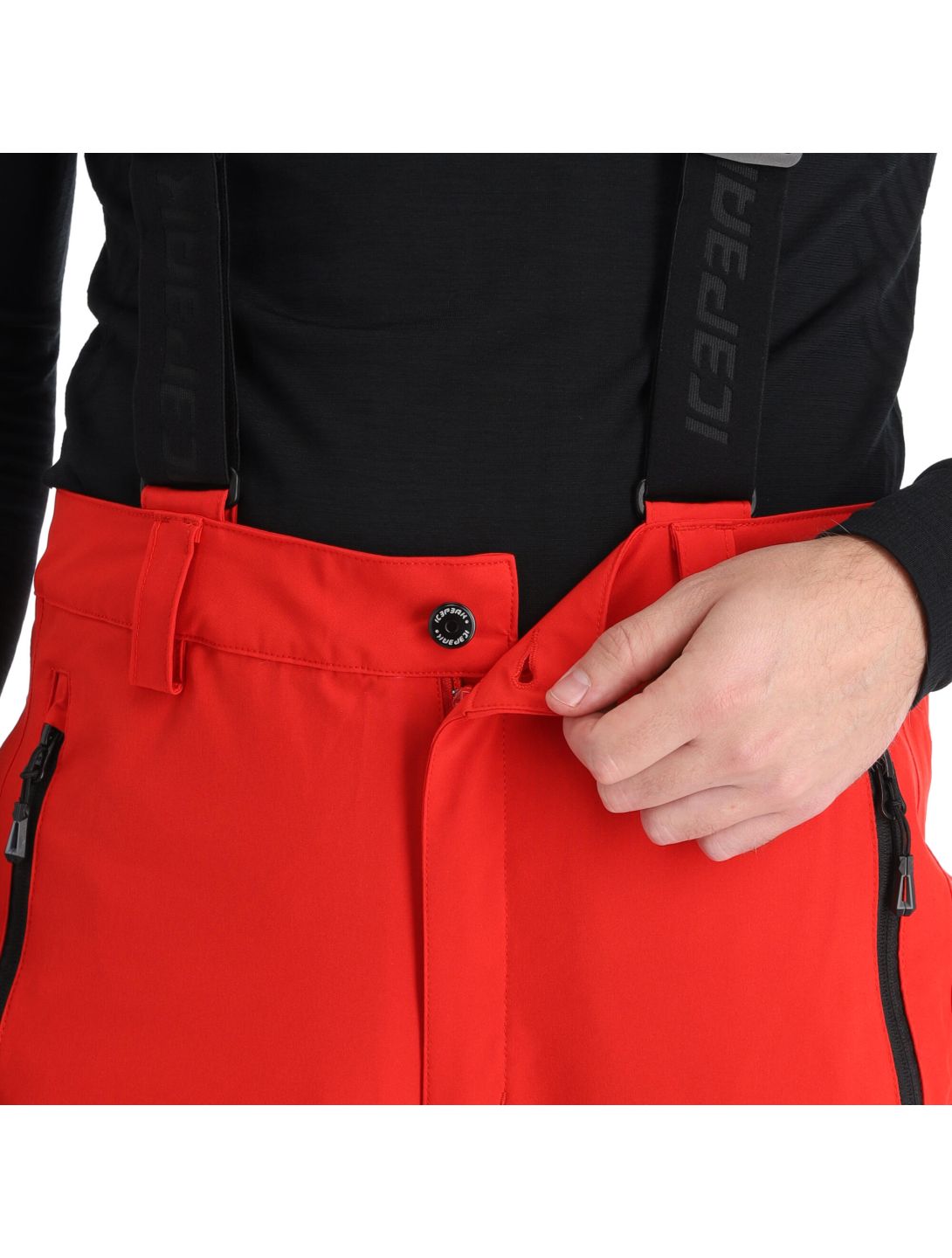 Icepeak, Freiberg pantalones de esquí hombres classic rojo 