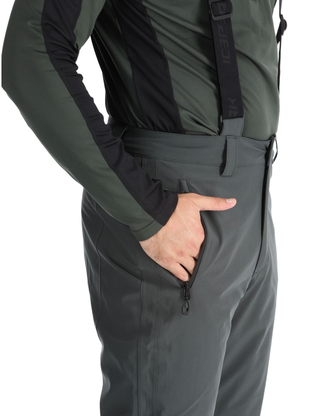 Icepeak, Freiberg pantalones de esquí hombres Dark Olive verde 