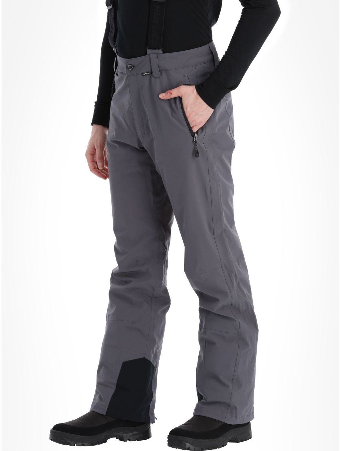 Icepeak, Freiberg pantalones de esquí hombres Granite gris 