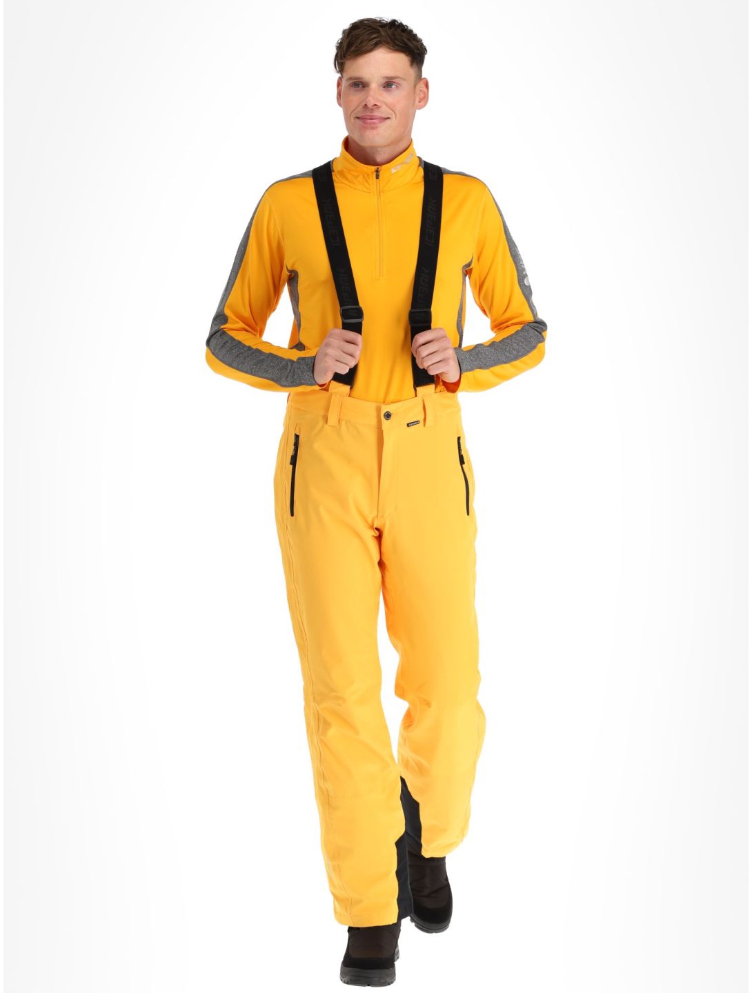 Icepeak, Freiberg pantalones de esquí hombres Yellow amarillo 