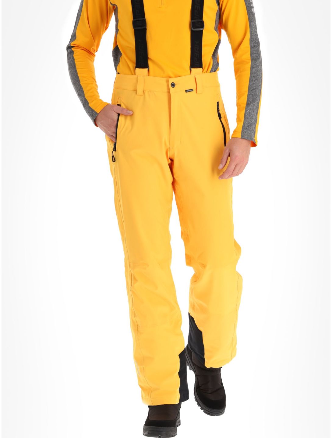 Icepeak, Freiberg pantalones de esquí hombres Yellow amarillo 