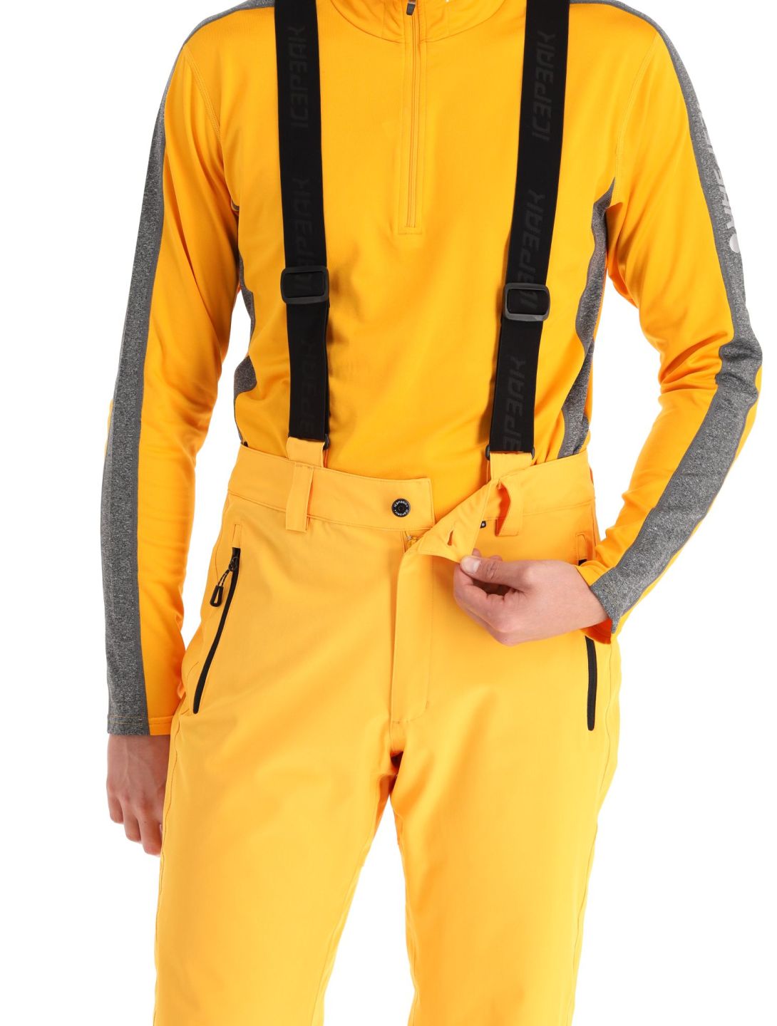 Icepeak, Freiberg pantalones de esquí hombres Yellow amarillo 