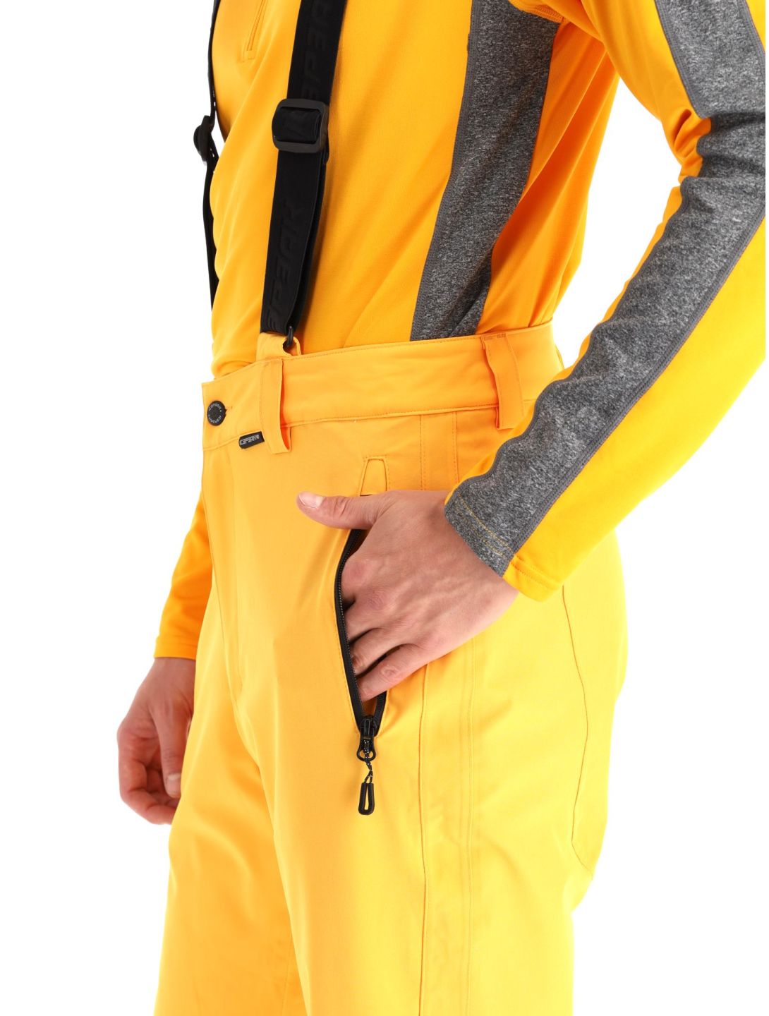 Icepeak, Freiberg pantalones de esquí hombres Yellow amarillo 