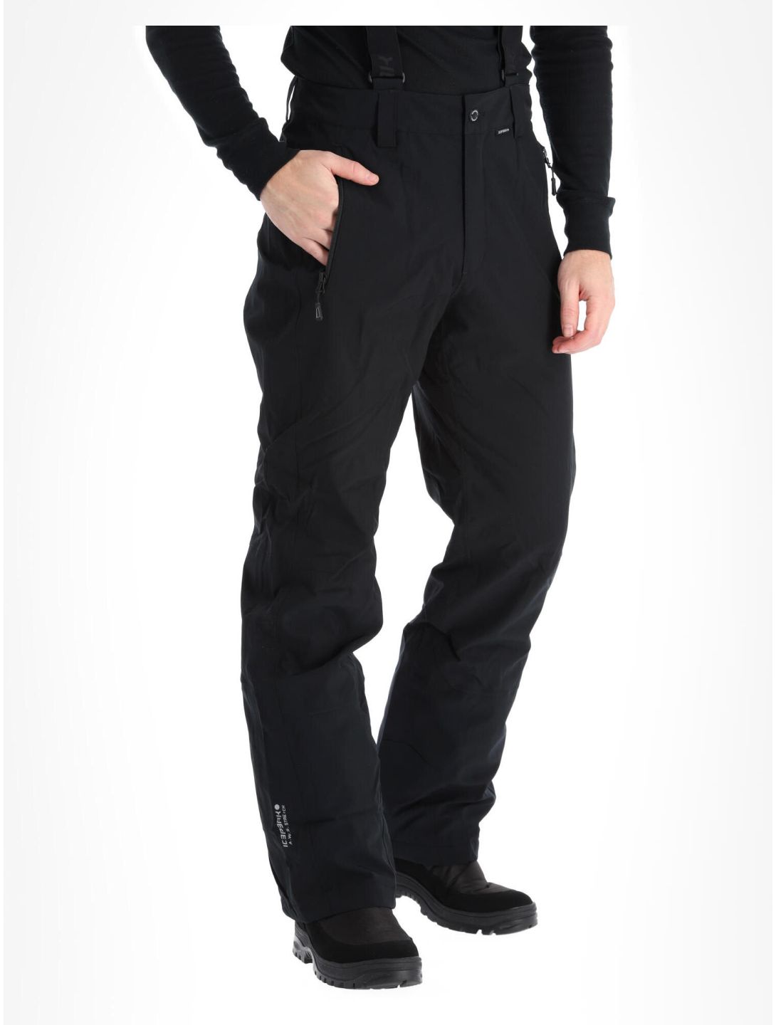 Icepeak, Freiberg pantalones de esquí hombres Black negro 