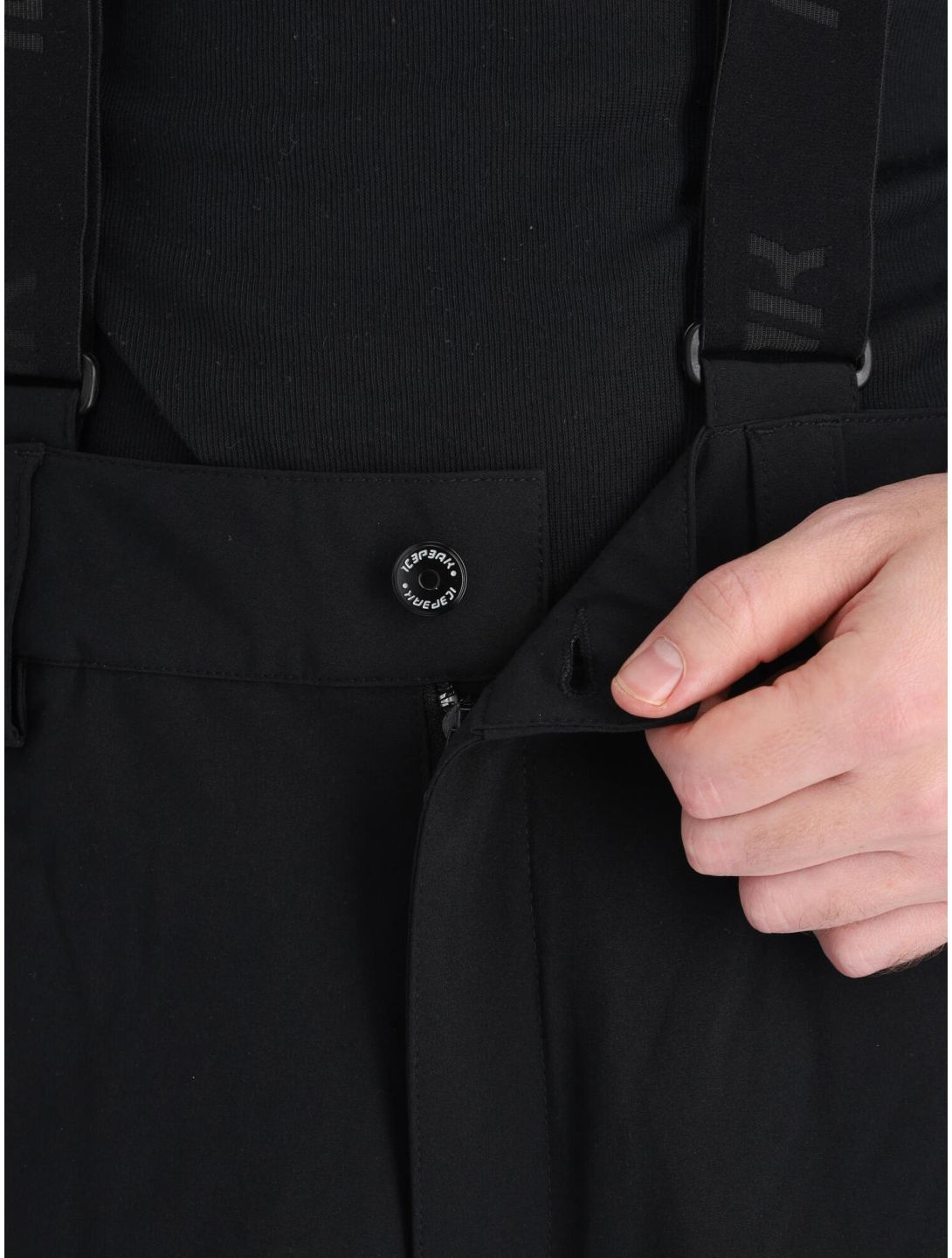 Icepeak, Freiberg pantalones de esquí hombres Black negro 