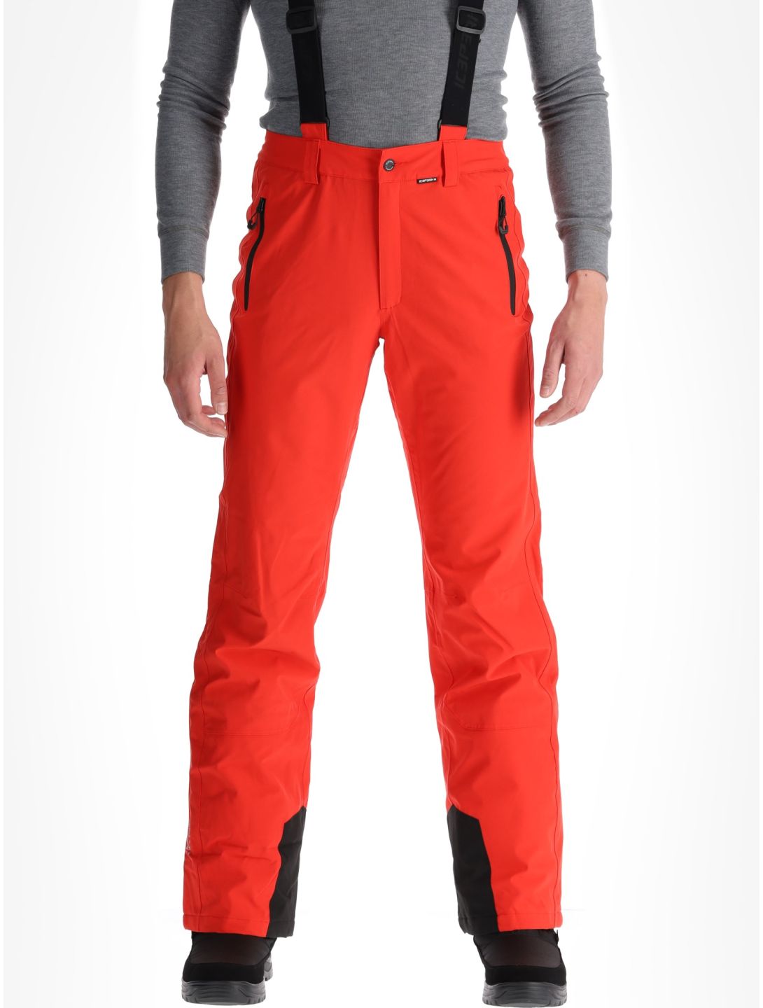 Icepeak, Freiberg pantalones de esquí modelo largo hombres Coral-Red rojo 