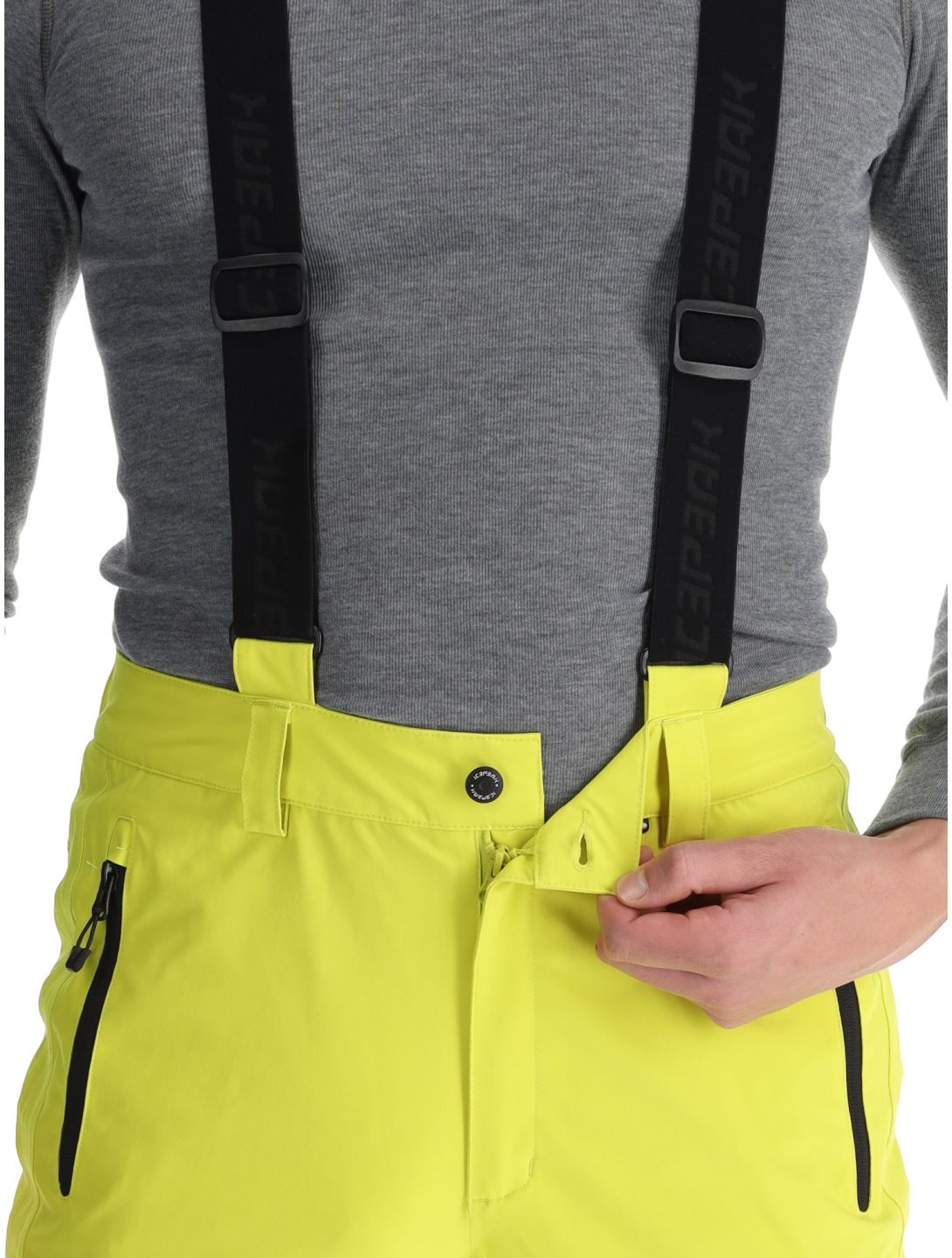 Icepeak, Freiberg pantalones de esquí modelo largo hombres Aloe verde 