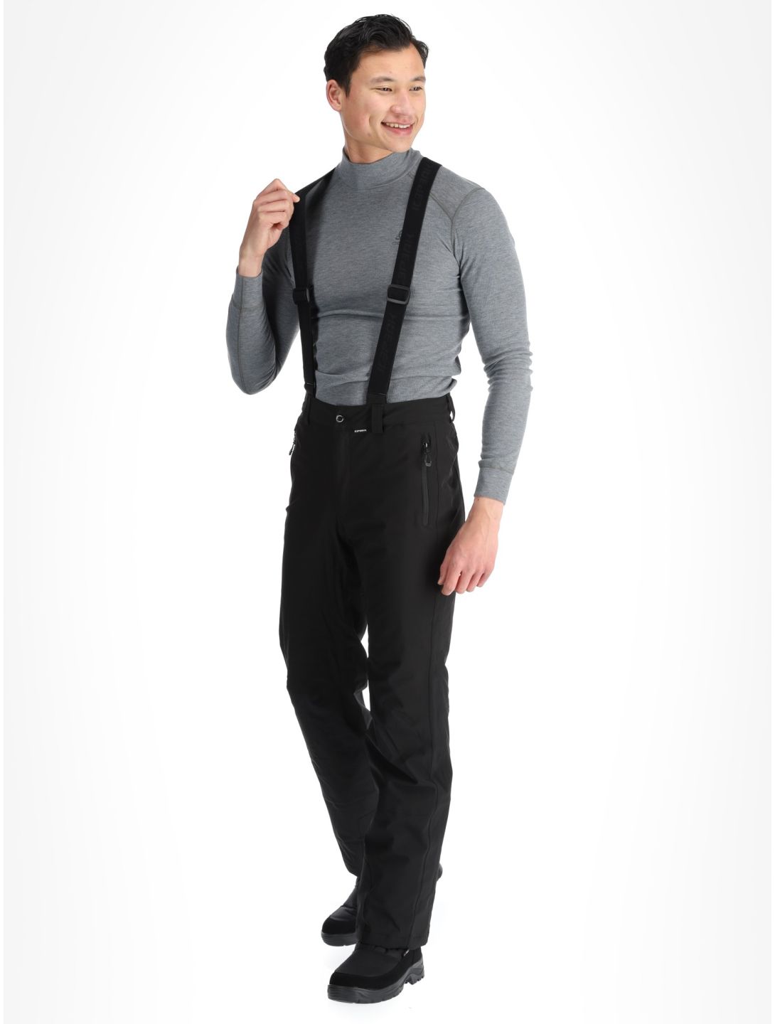 Icepeak, Freiberg pantalones de esquí modelo largo hombres Black negro 