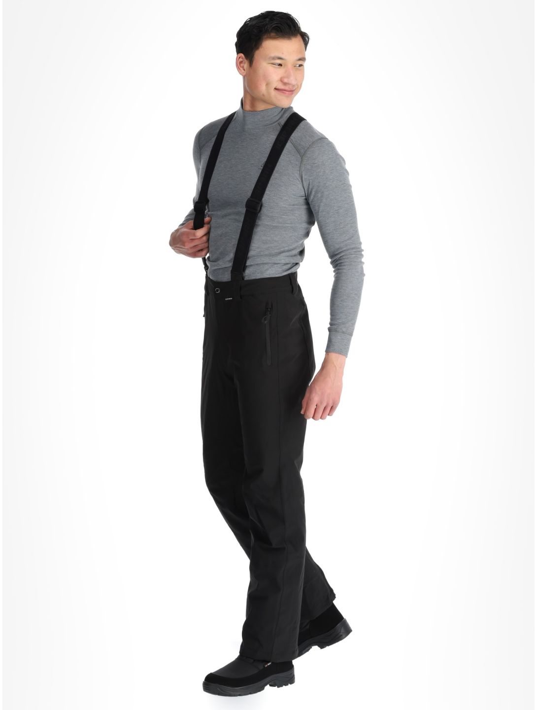 Icepeak, Freiberg pantalones de esquí modelo largo hombres Black negro 