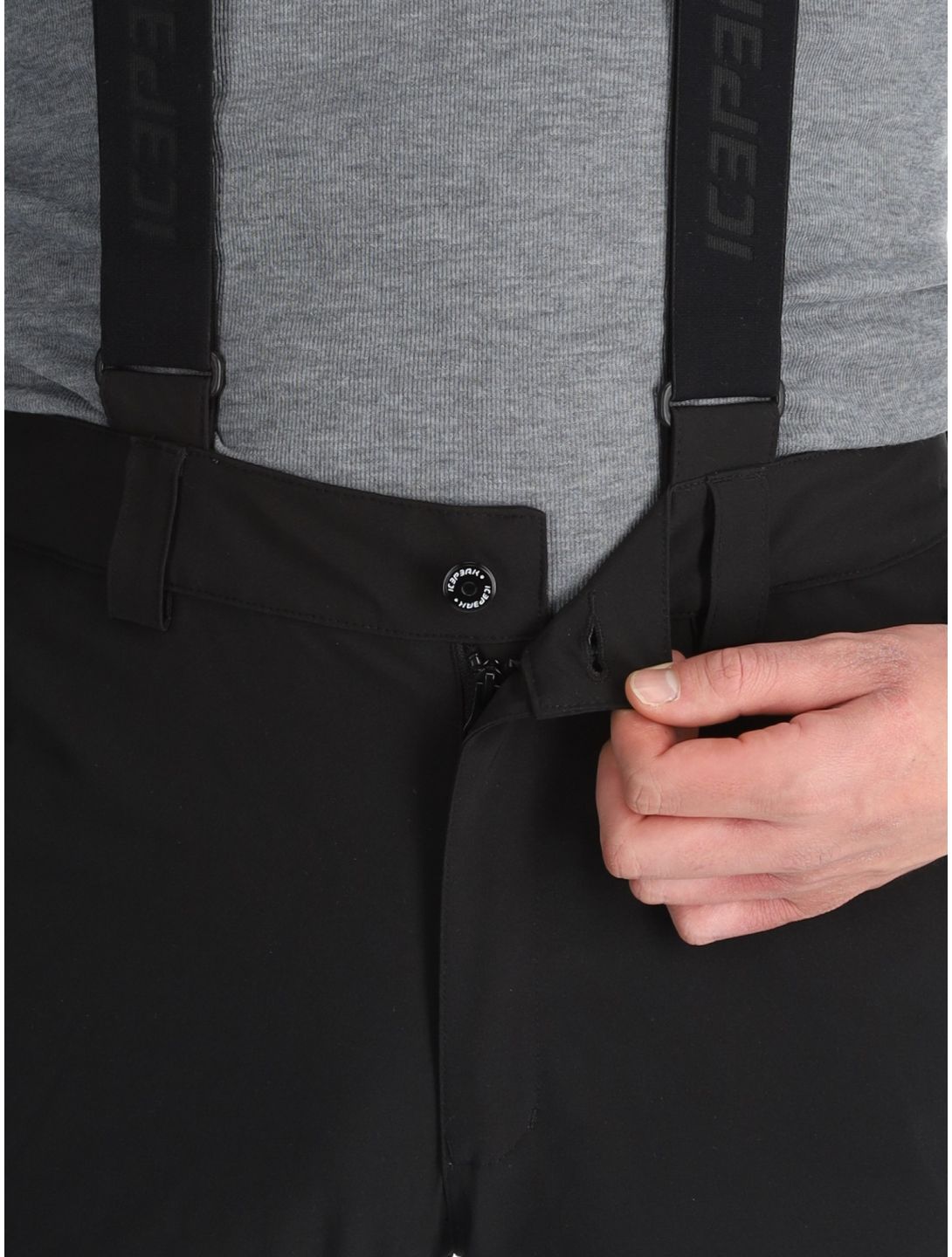 Icepeak, Freiberg pantalones de esquí modelo largo hombres Black negro 