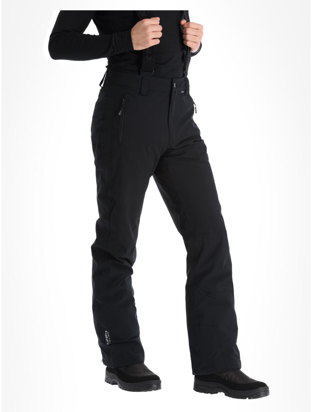 Icepeak, Freiberg pantalones de esquí modelo largo hombres Black negro 