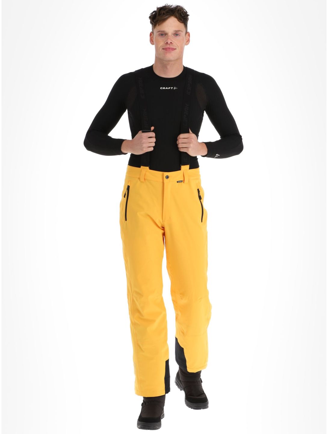 Icepeak, Freiberg pantalones de esquí modelo pequeño hombres Yellow amarillo 