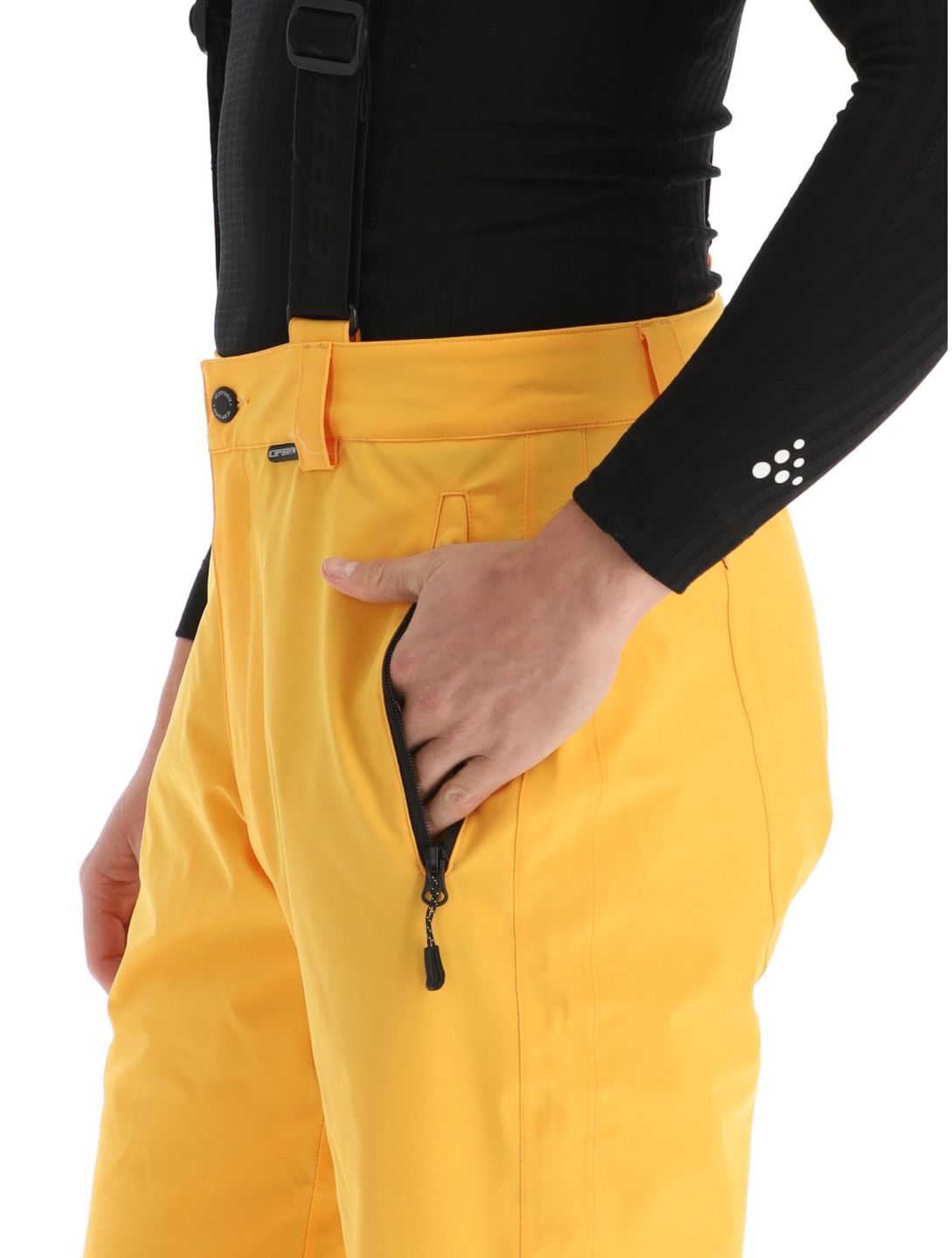 Icepeak, Freiberg pantalones de esquí modelo pequeño hombres Yellow amarillo 