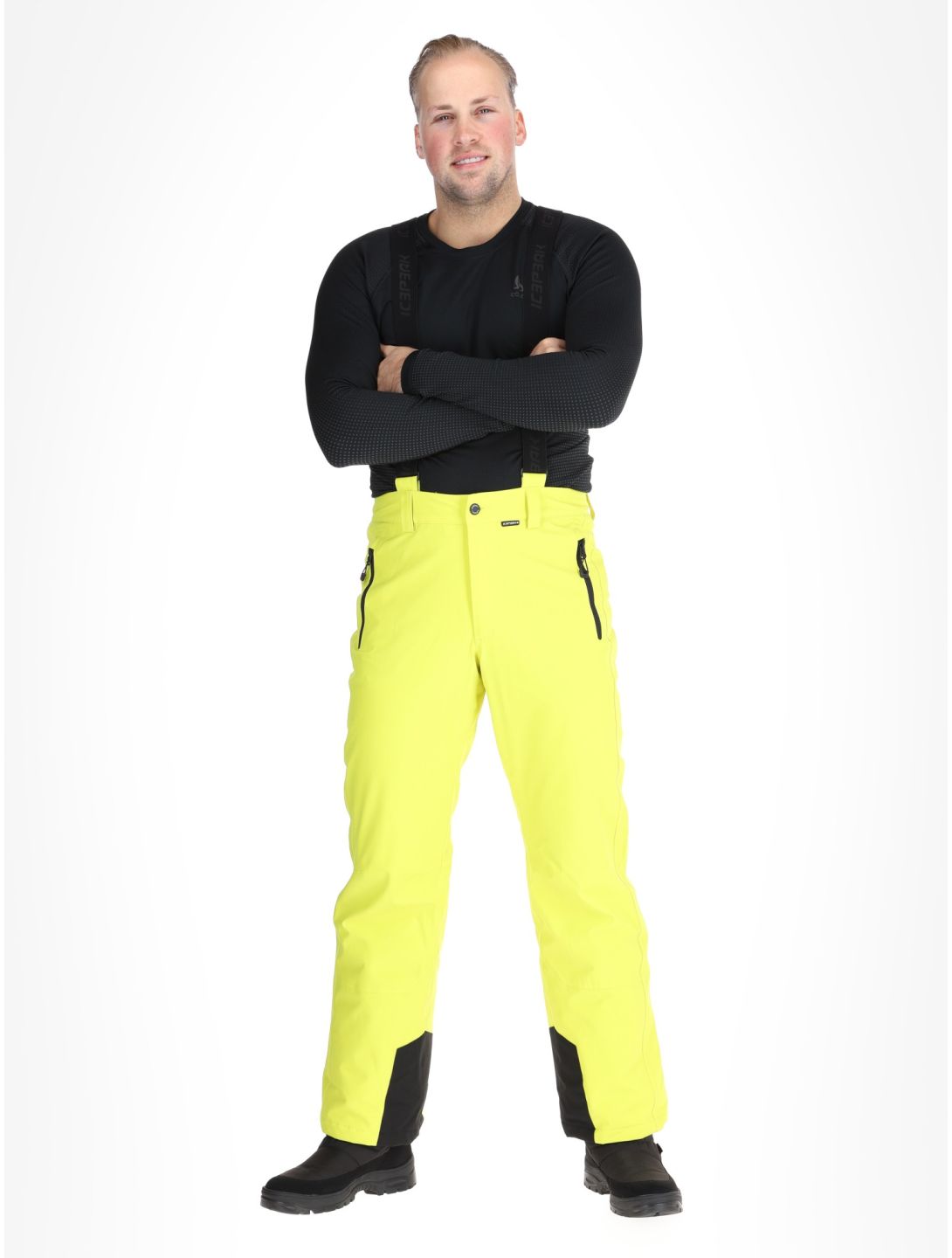 Icepeak, Freiberg pantalones de esquí modelo pequeño hombres Aloe verde 