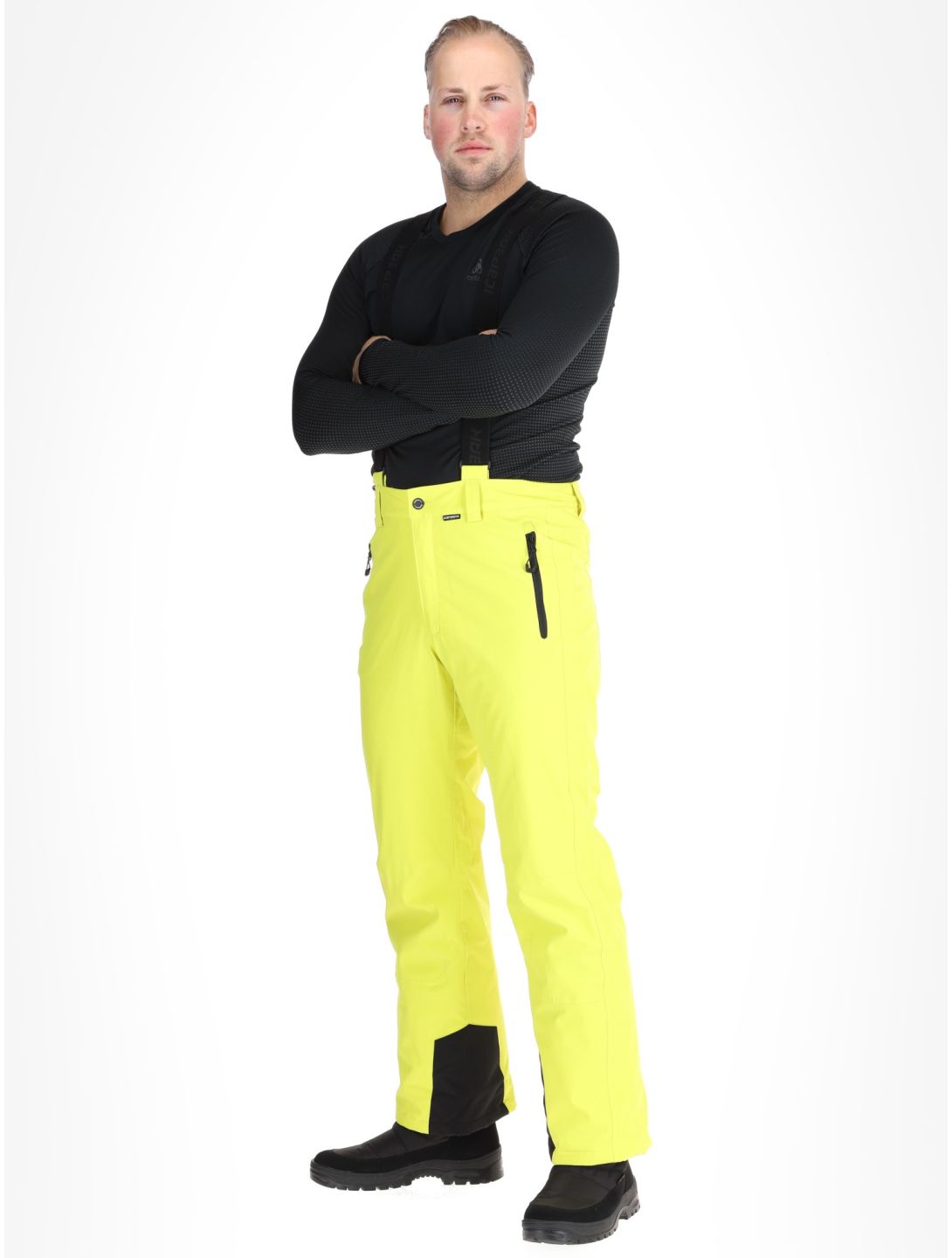 Icepeak, Freiberg pantalones de esquí modelo pequeño hombres Aloe verde 