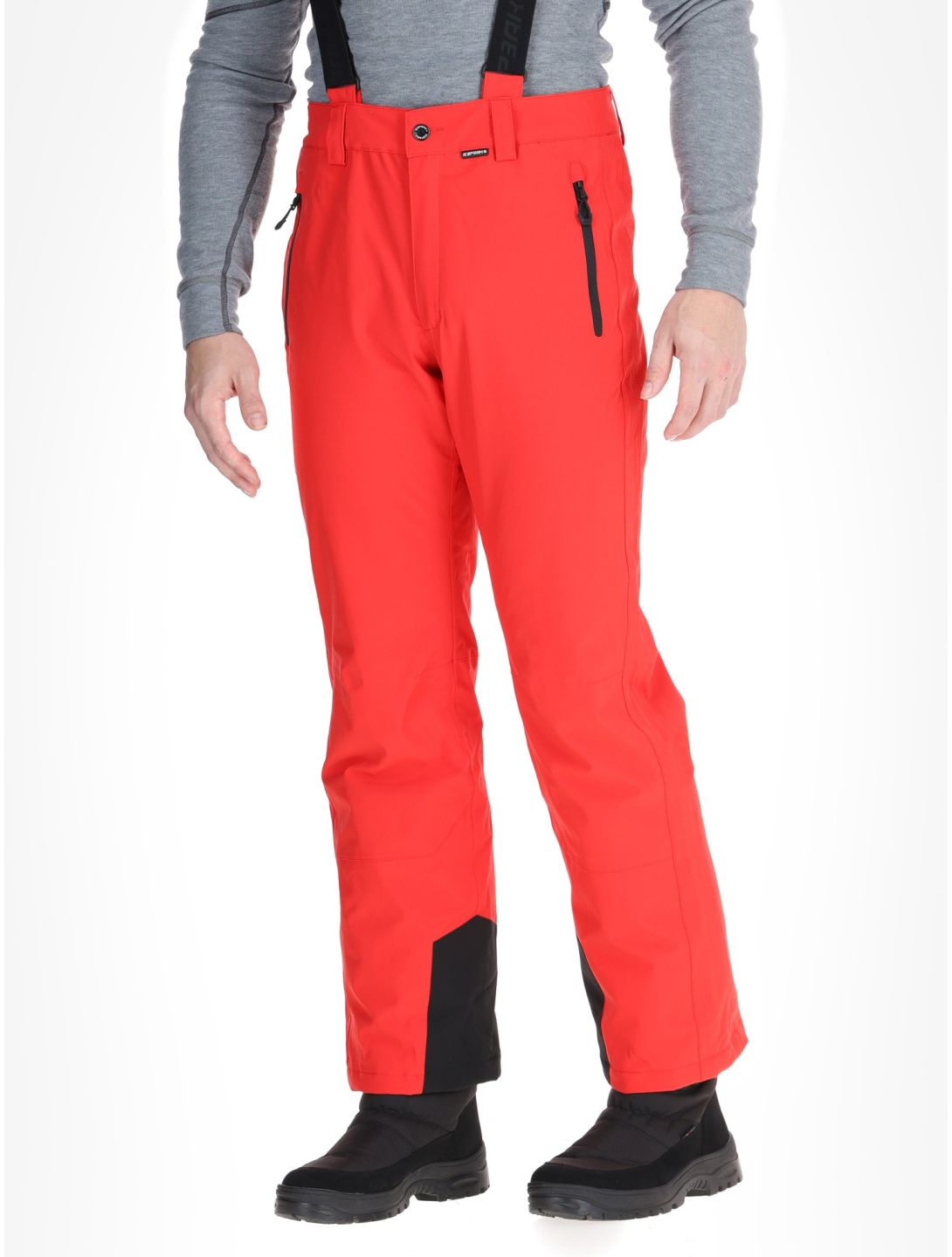 Icepeak, Freiberg pantalones de esquí modelo pequeño hombres Coral-Red rojo 