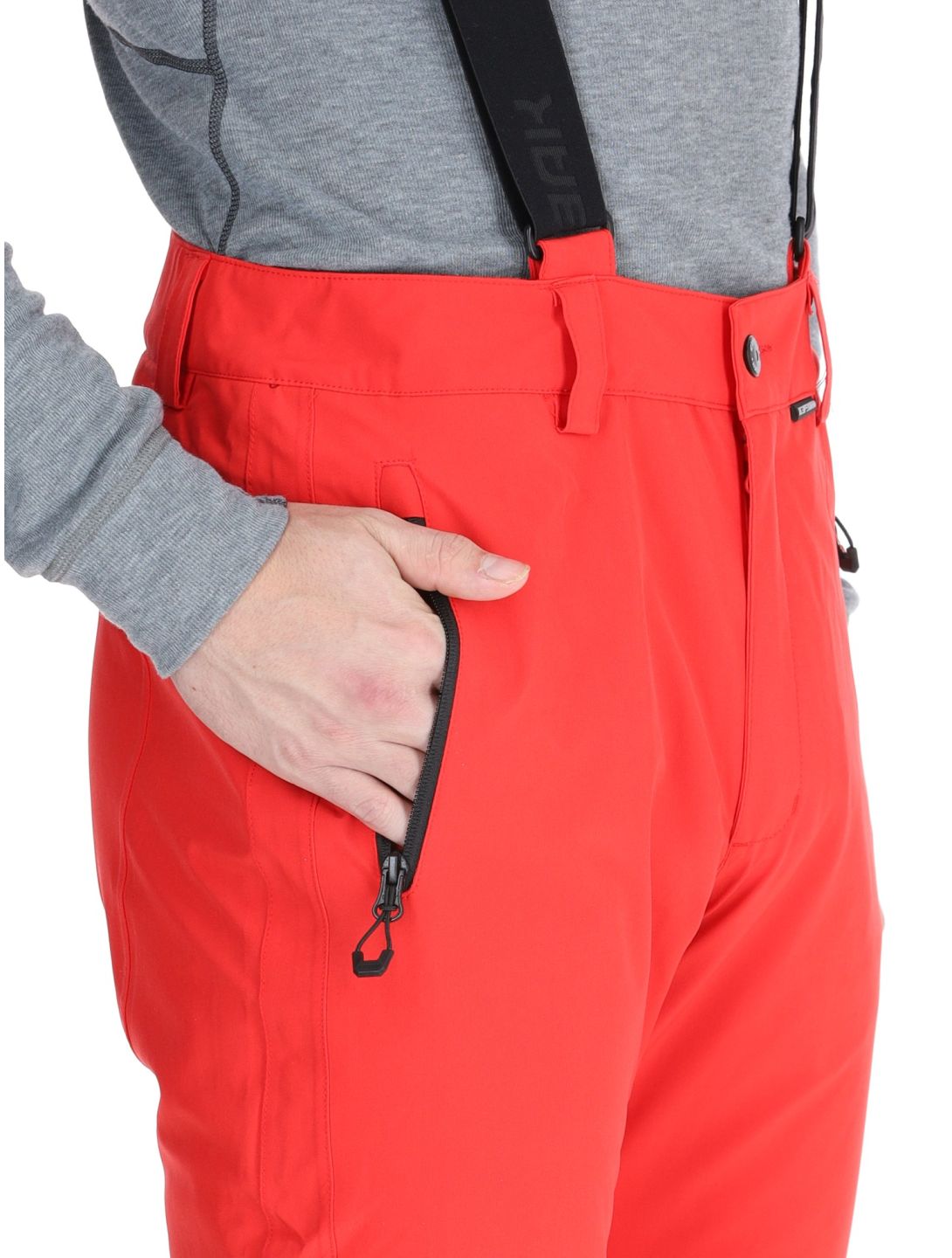 Icepeak, Freiberg pantalones de esquí modelo pequeño hombres Coral-Red rojo 