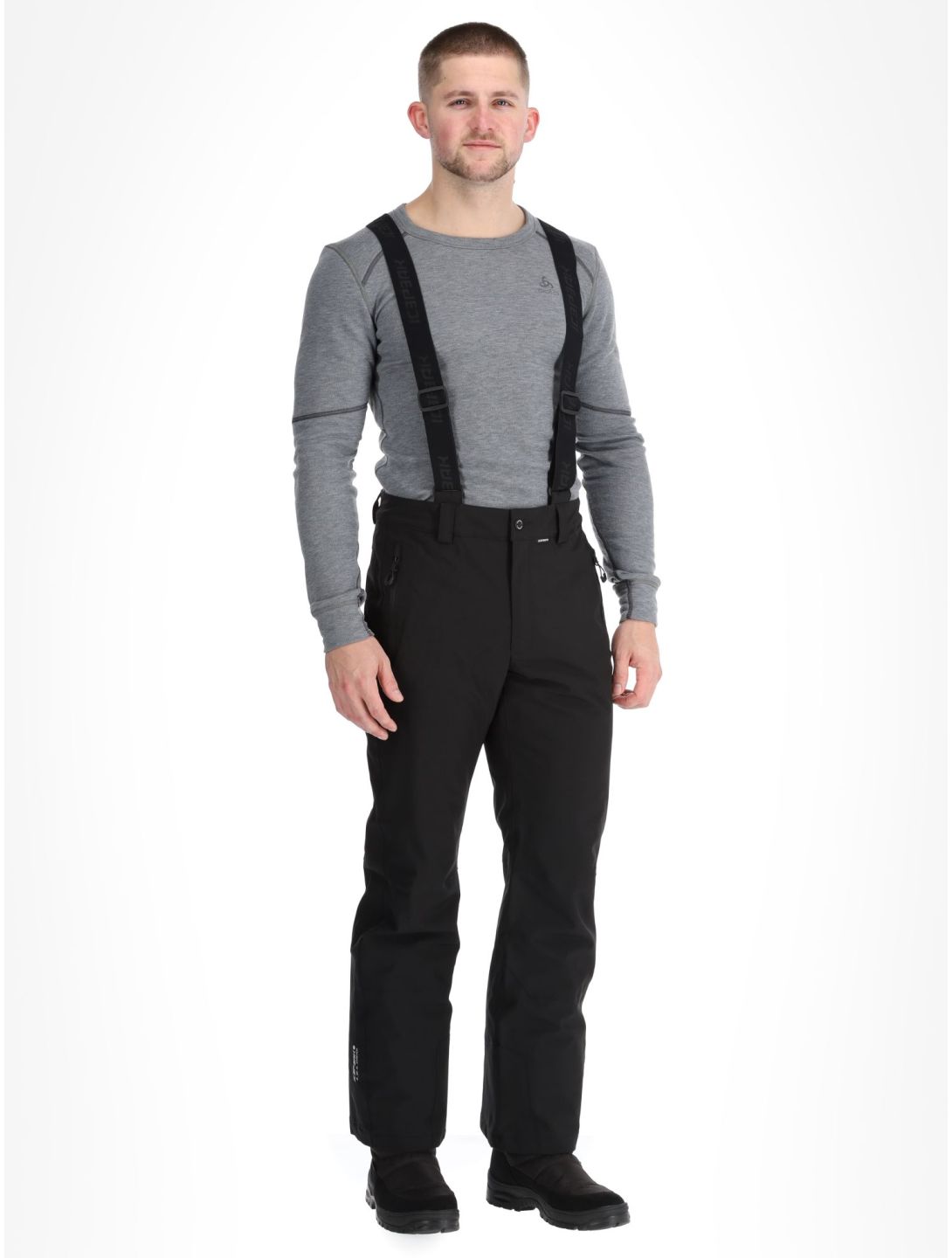 Icepeak, Freiberg pantalones de esquí modelo pequeño hombres Black negro 