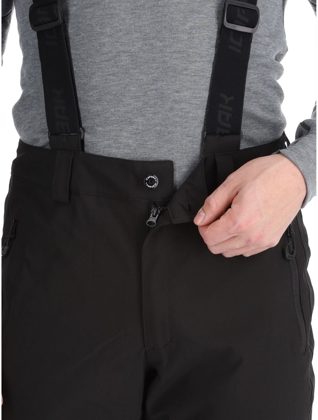 Icepeak, Freiberg pantalones de esquí modelo pequeño hombres Black negro 