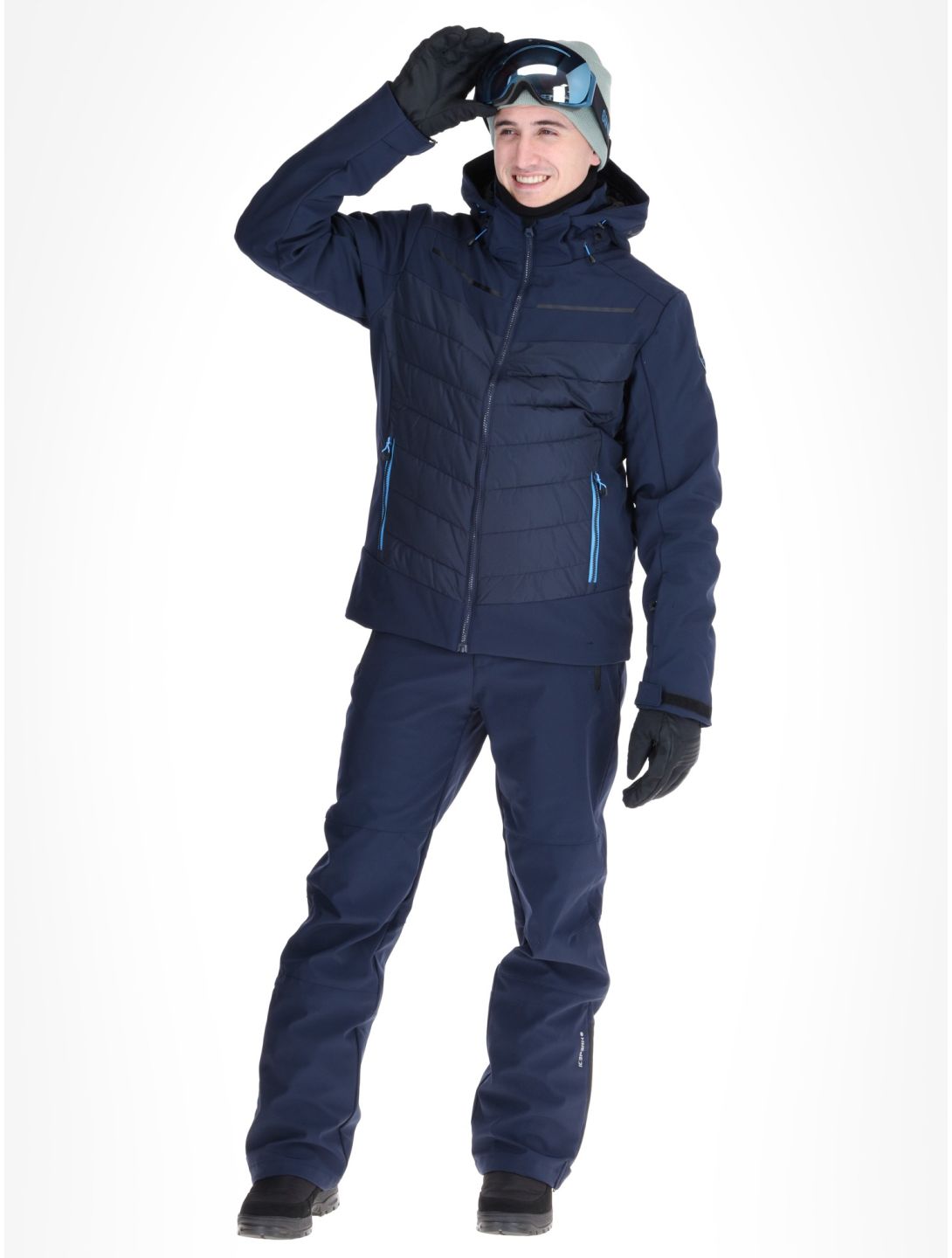 Icepeak, Fremont chaqueta de esquí hombres Dark Blue azul 