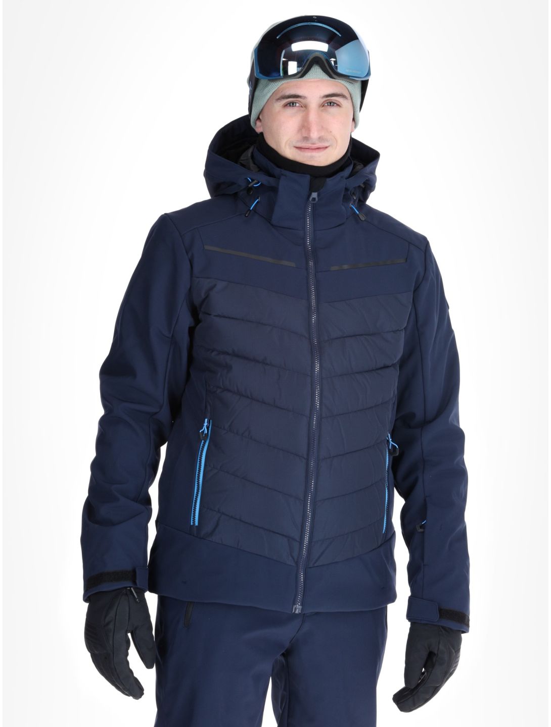 Icepeak, Fremont chaqueta de esquí hombres Dark Blue azul 