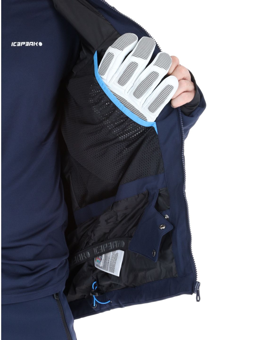 Icepeak, Fremont chaqueta de esquí hombres Dark Blue azul 