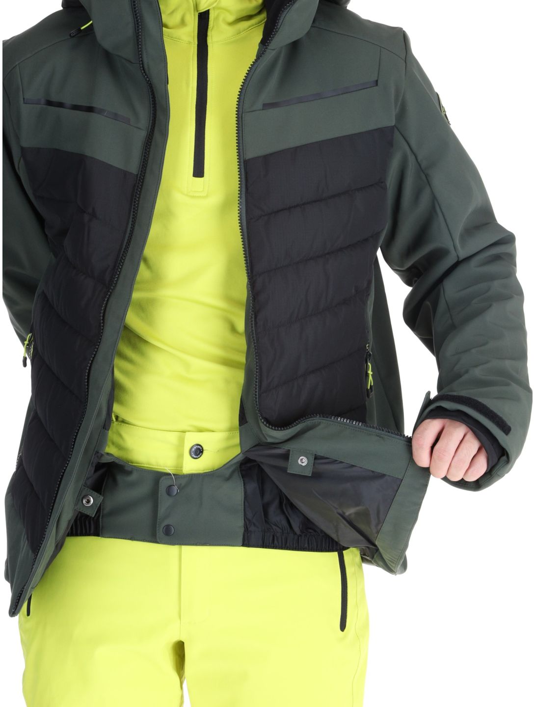 Icepeak, Fremont chaqueta de esquí hombres Dark Olive verde 