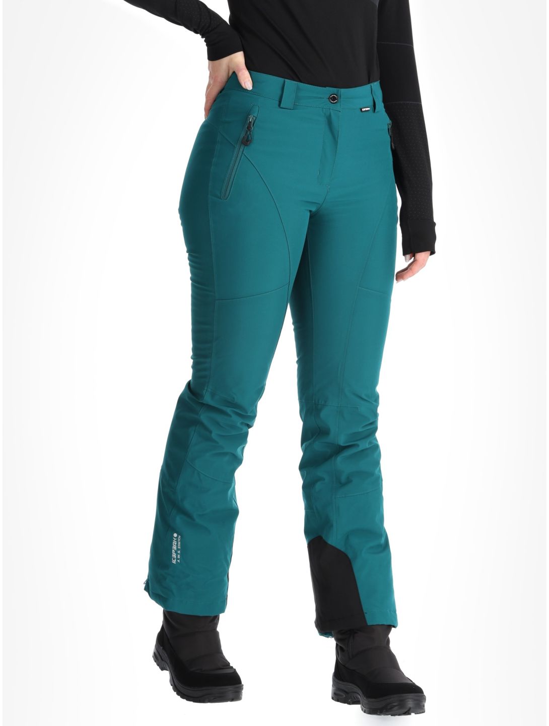 Icepeak, Freyung pantalones de esquí mujeres Antique Green verde 