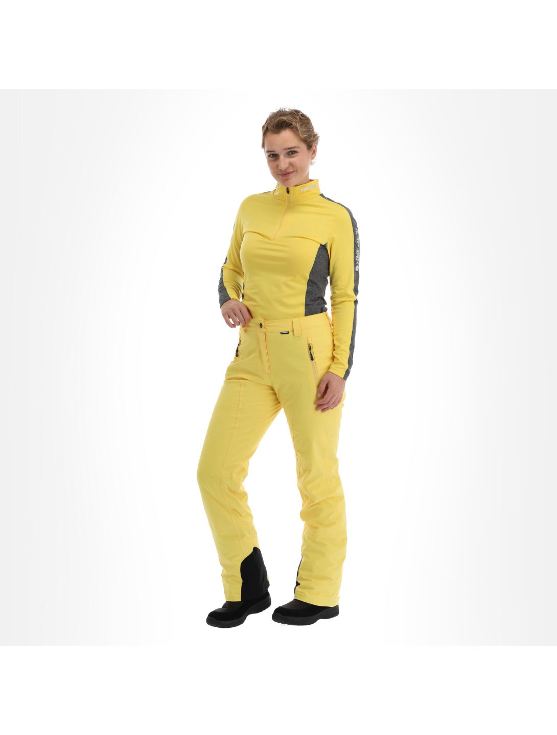 Icepeak, Freyung pantalones de esquí mujeres light amarillo 