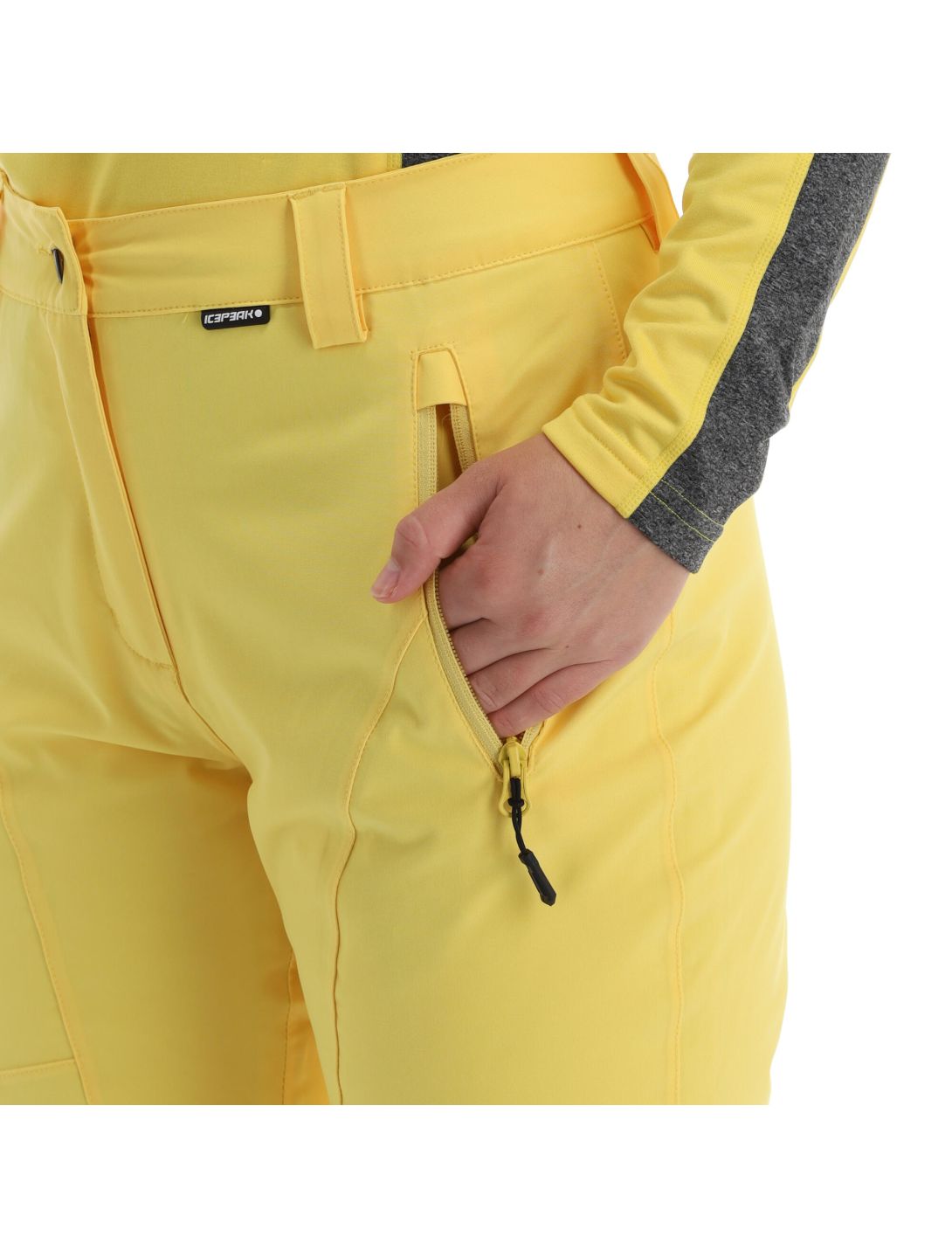 Icepeak, Freyung pantalones de esquí mujeres light amarillo 