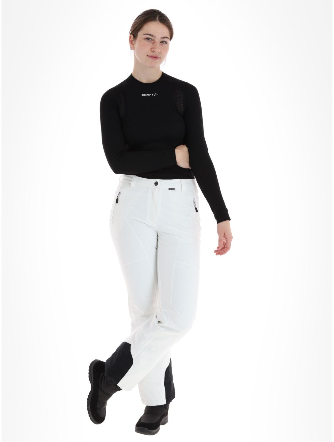 Icepeak, Freyung pantalones de esquí modelo pequeño mujeres Optic White blanco 