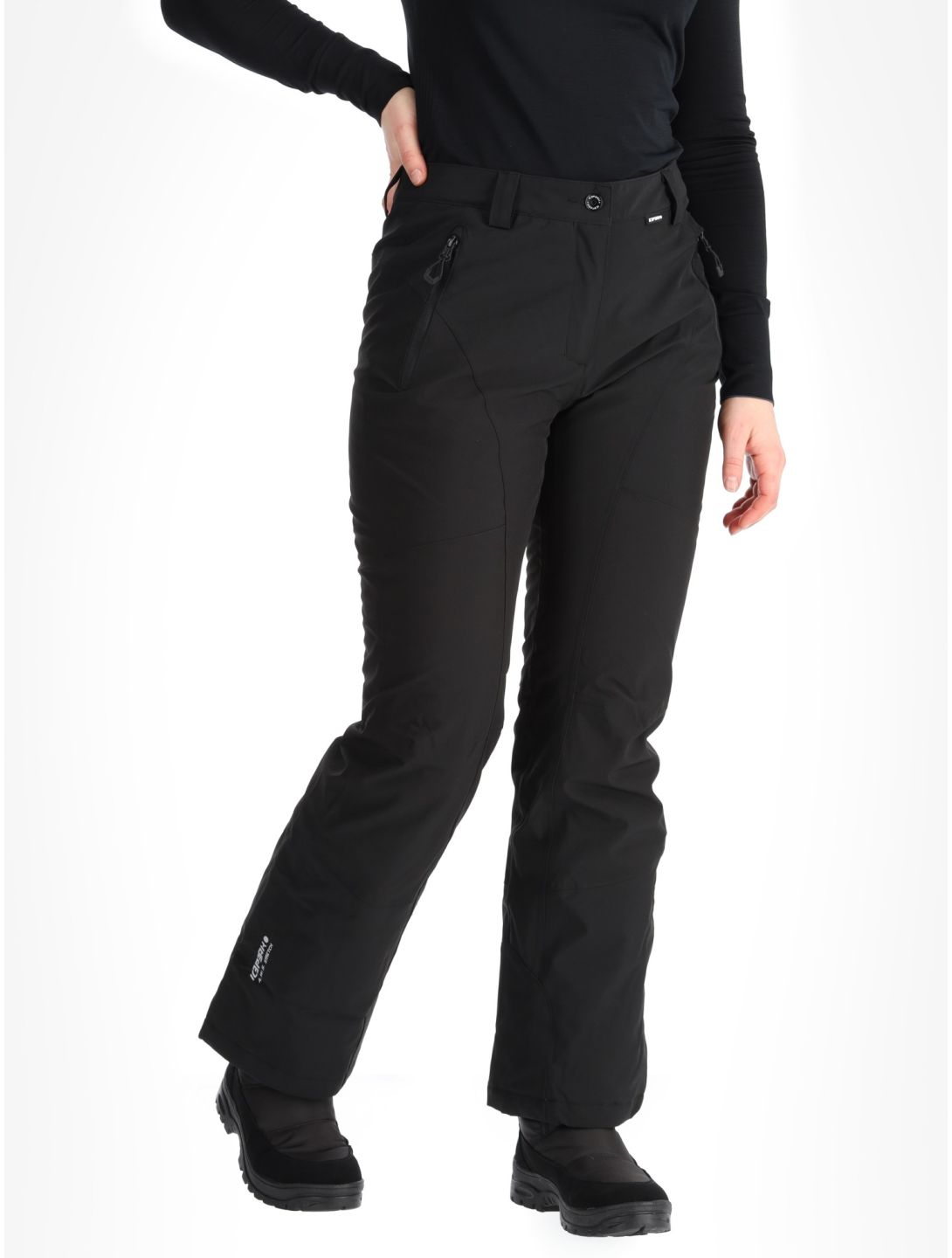 Icepeak, Freyung pantalones de esquí modelo pequeño mujeres Black negro 