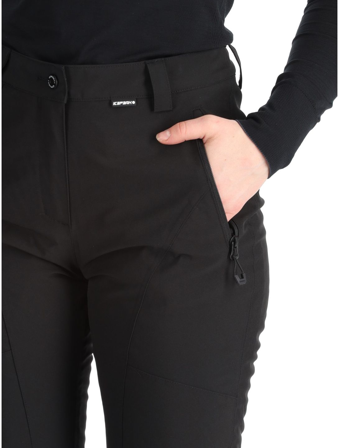 Icepeak, Freyung pantalones de esquí modelo pequeño mujeres Black negro 