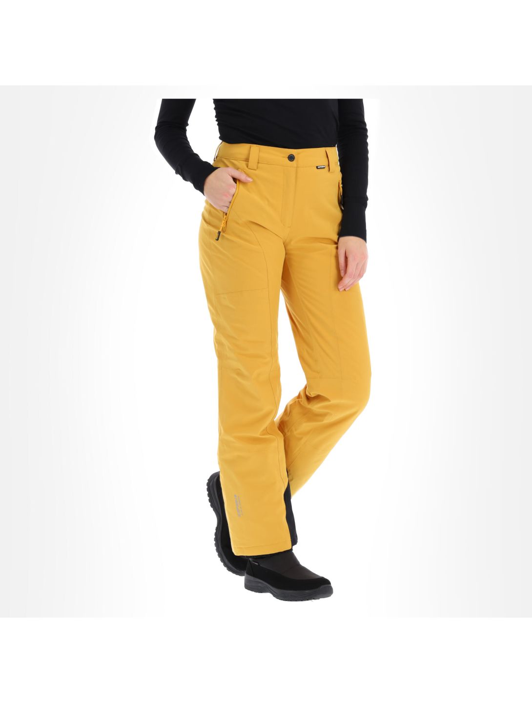 Icepeak, Freyung pantalones de esquí slim fit mujeres fudge marrón