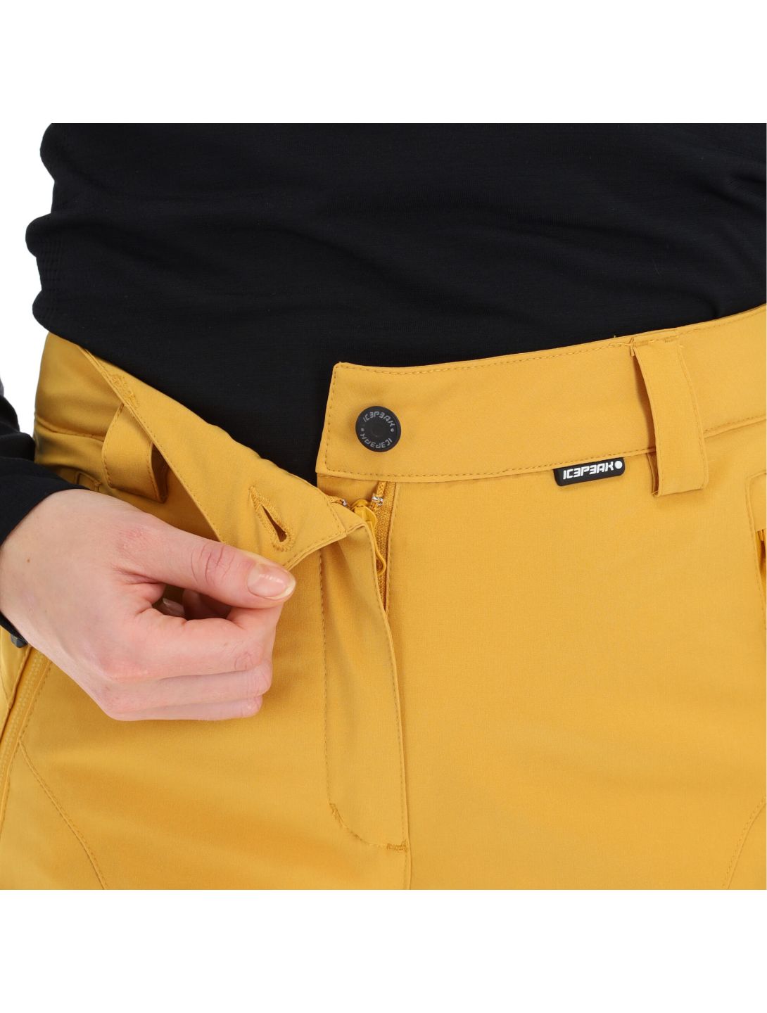 Icepeak, Freyung pantalones de esquí slim fit mujeres fudge marrón