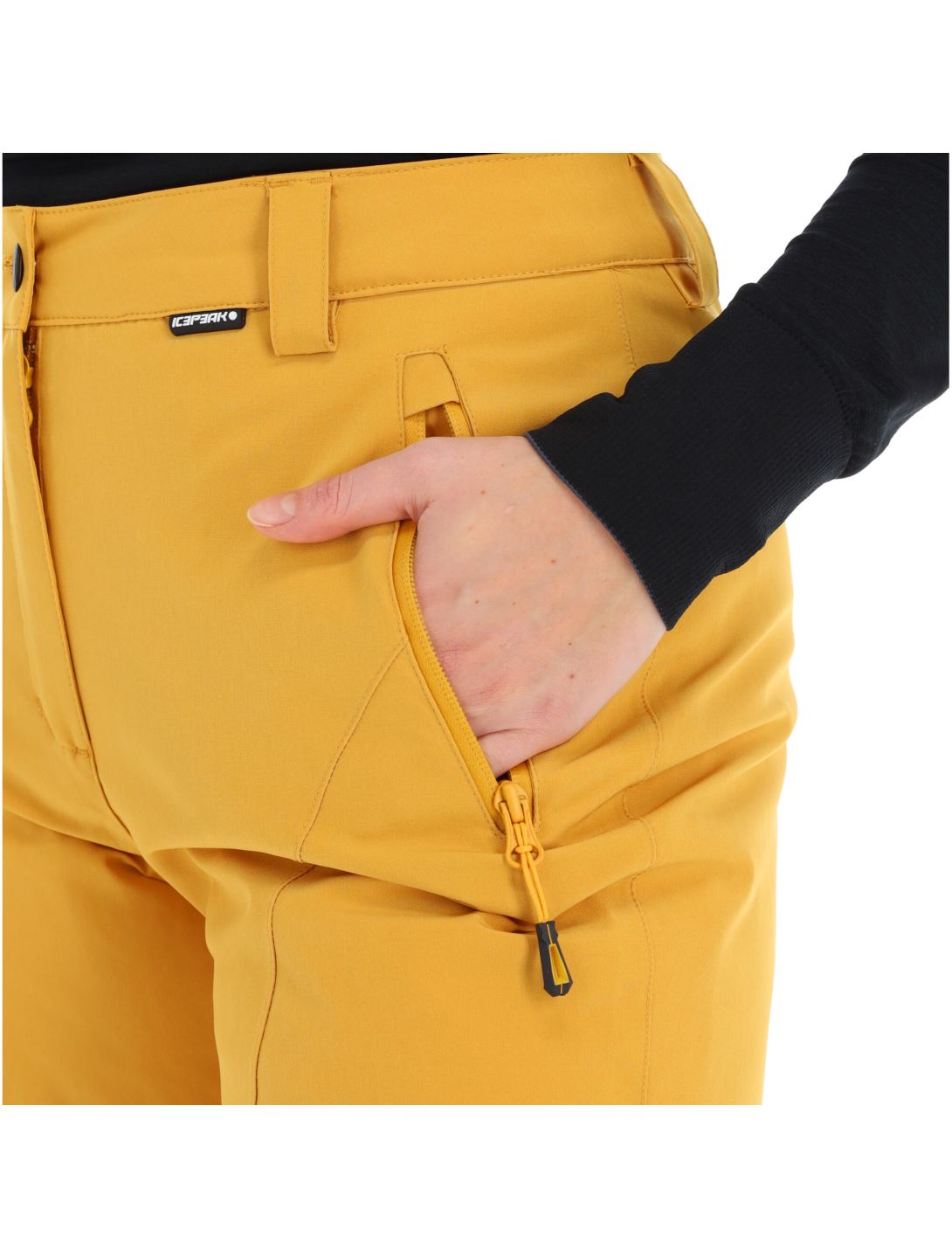 Icepeak, Freyung pantalones de esquí slim fit mujeres fudge marrón