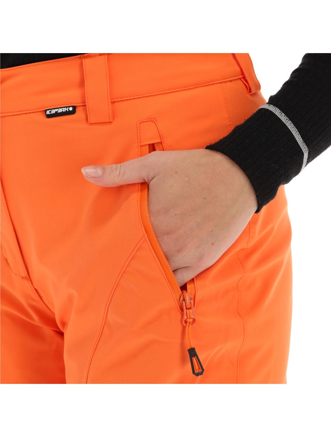 Icepeak, Freyung pantalones de esquí slim fit mujeres naranja