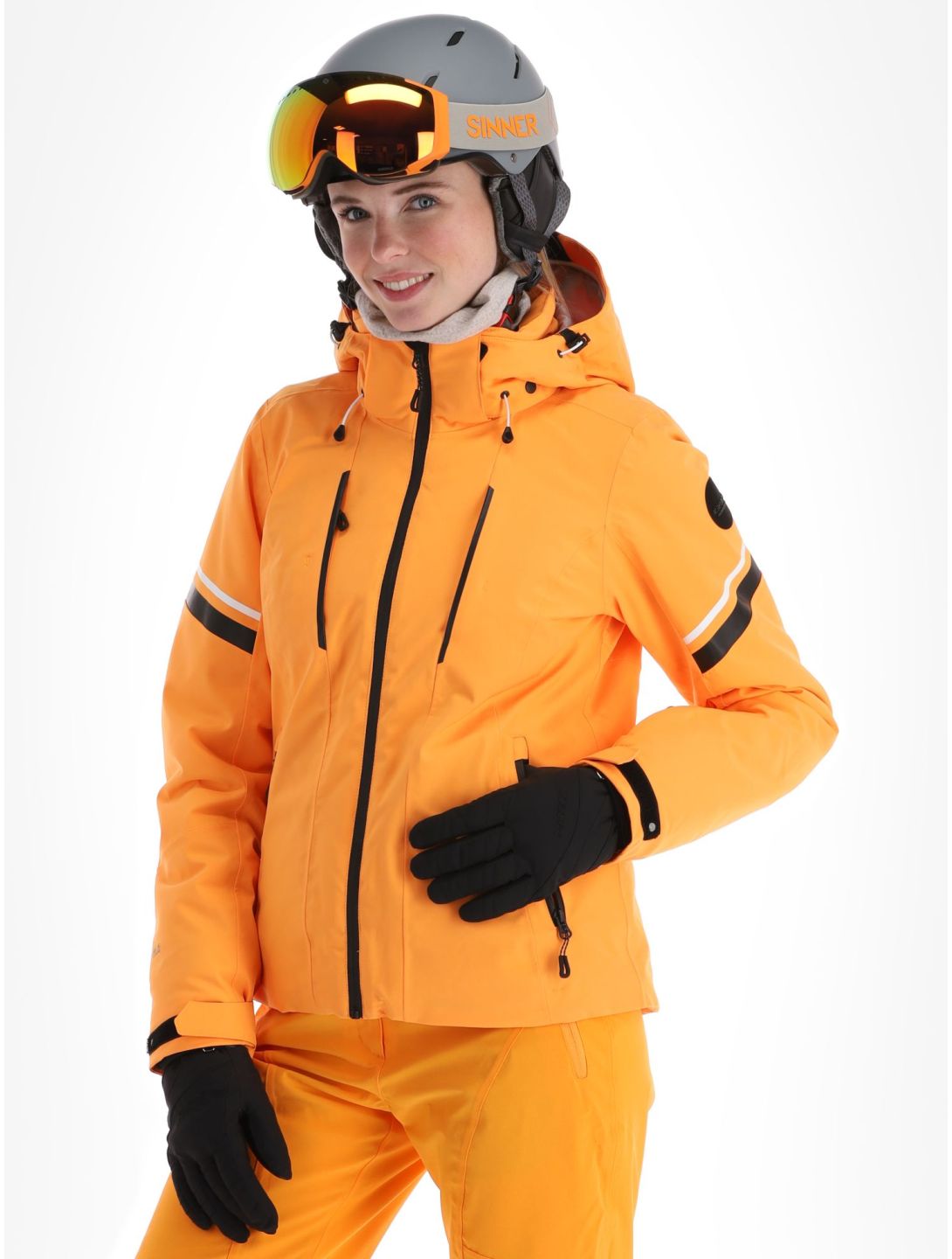 Icepeak, Friona chaqueta de esquí mujeres Abricot naranja 